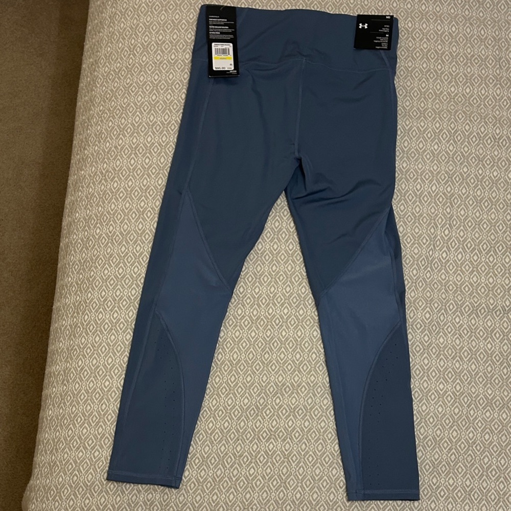 Under Armour Navy Fitted High Rise Ankle Leggings